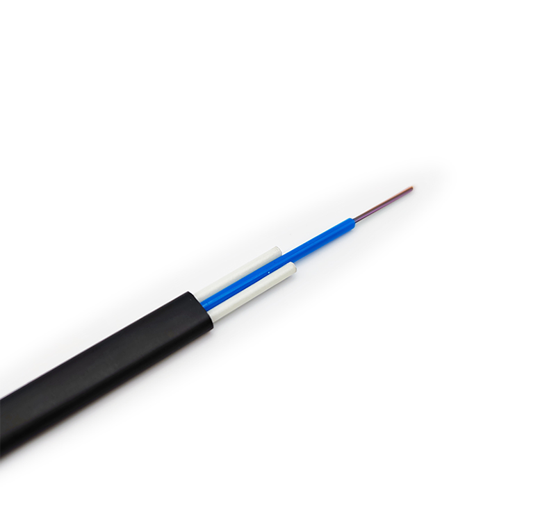 Outdoor Aerial Fibre Optical Cable Flat Ftth Drop Cable 1-24 Cores GYFXTBY Fiber Optic Cable