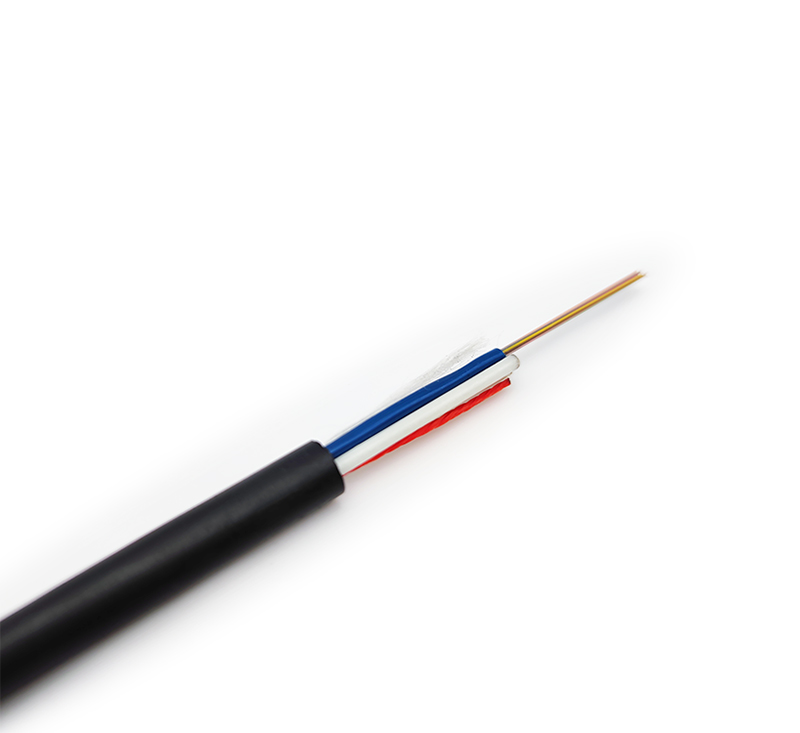 ASU Span 80M Fibre Optic G652d 12 Core Singlemode Optical Fiber Cable For Aerial